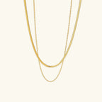Thomasin Layered Gold Chain Necklace