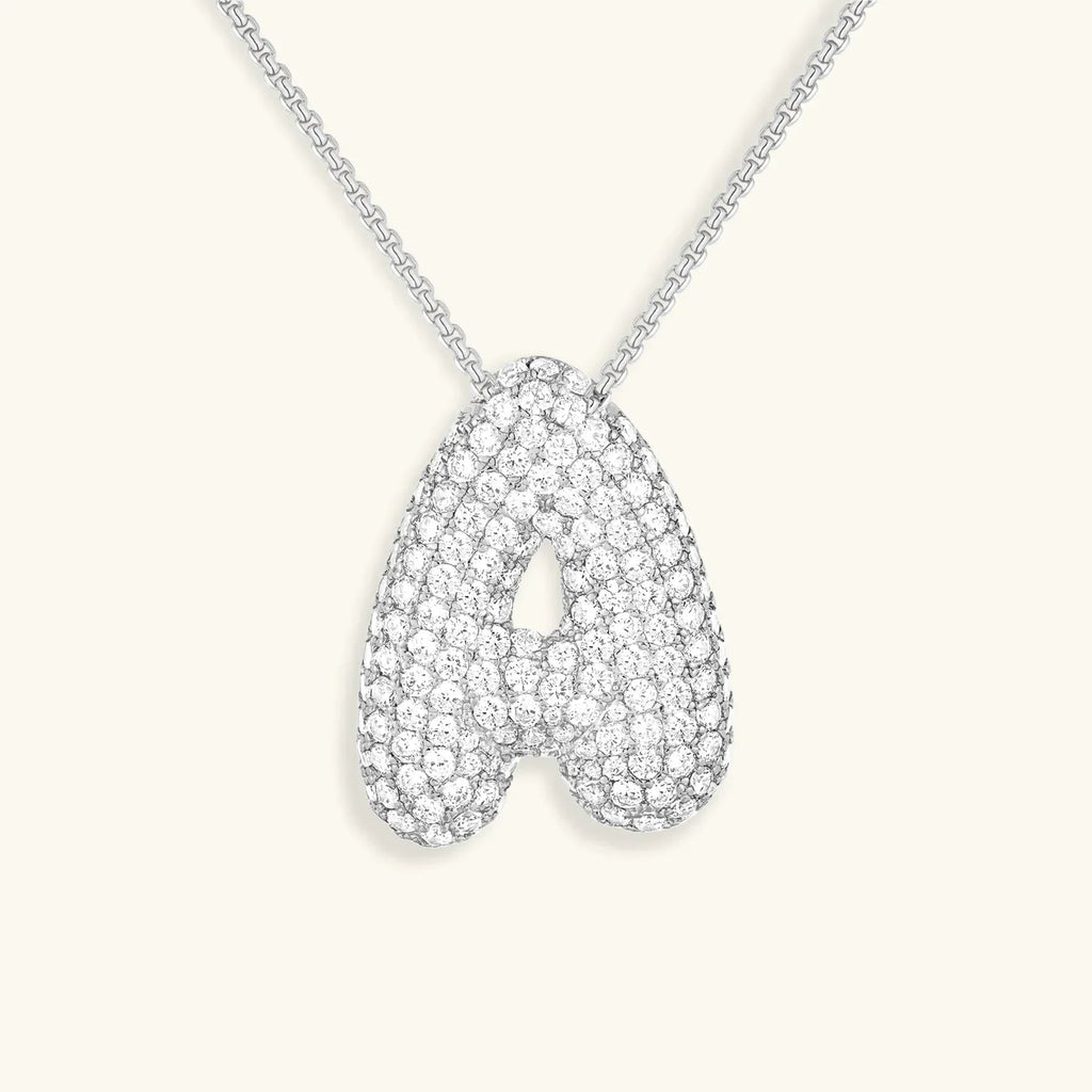 Mabelle Bubble Initial Necklace