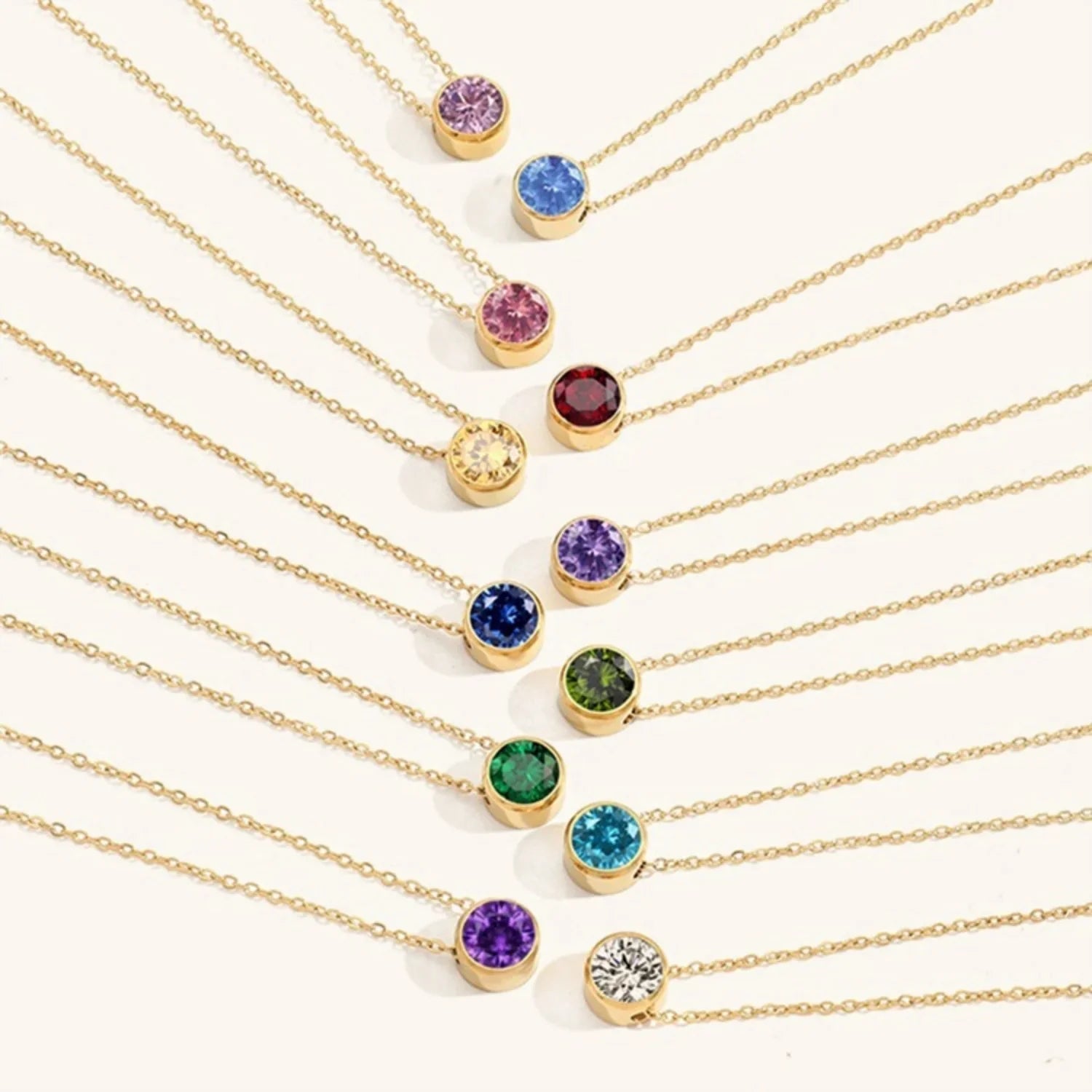 Ysabeau Birthstone Necklace