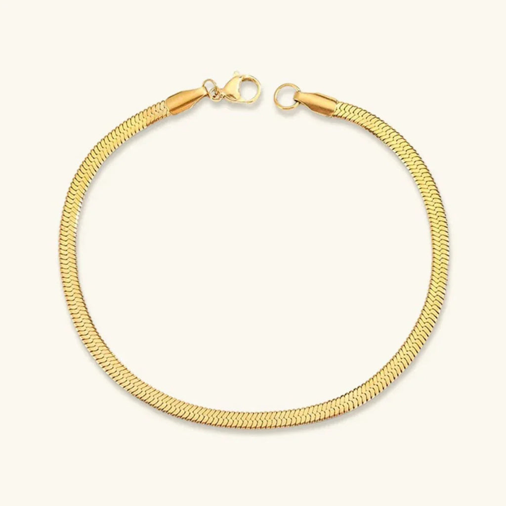 Vespertine Gold Herringbone Bracelet