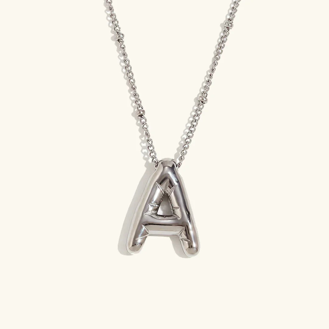 Juliet Bubble Initial Necklace