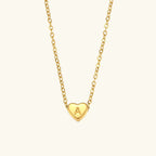 Amélie Heart Initial Necklace
