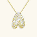 Mabelle Bubble Initial Necklace