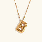 Juliet Bubble Initial Necklace
