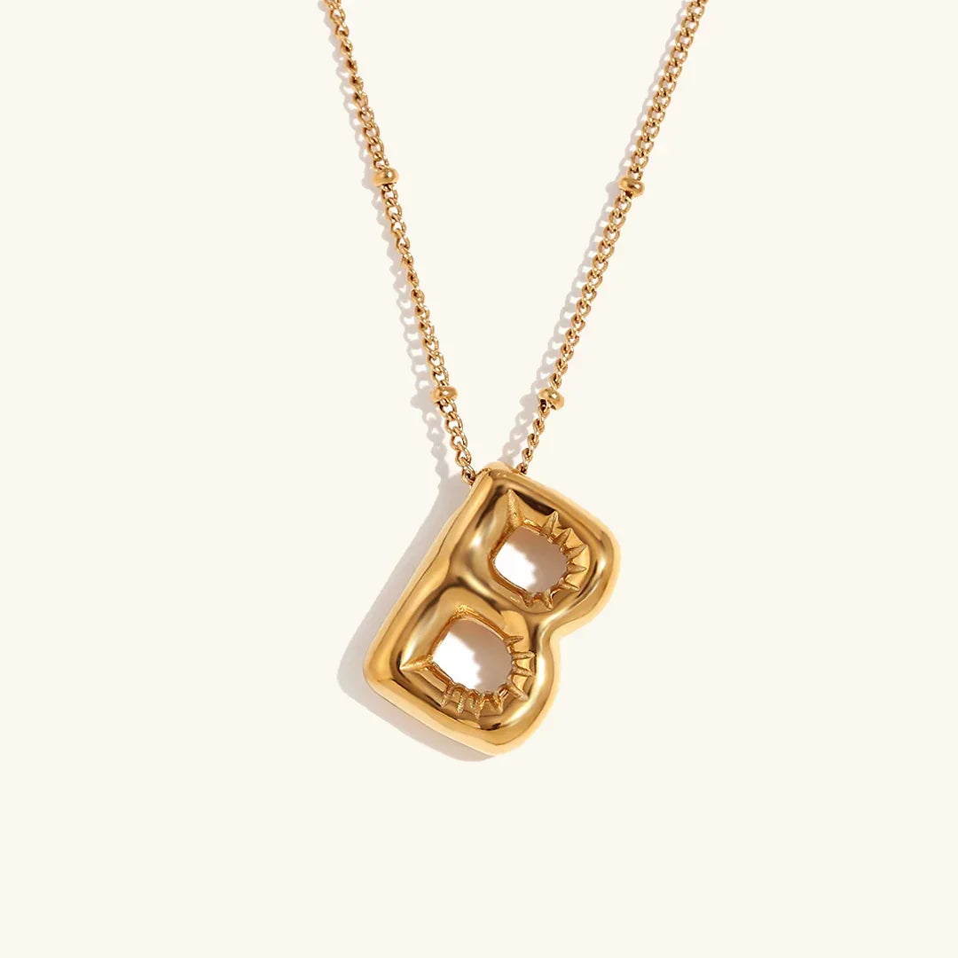Juliet Bubble Initial Necklace