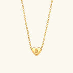 Amélie Heart Initial Necklace