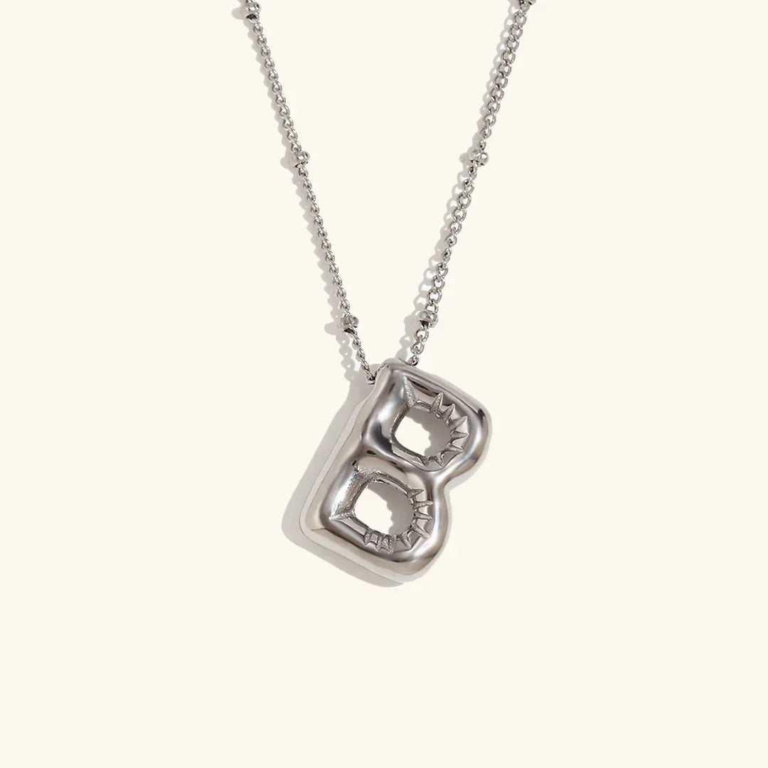 Juliet Bubble Initial Necklace
