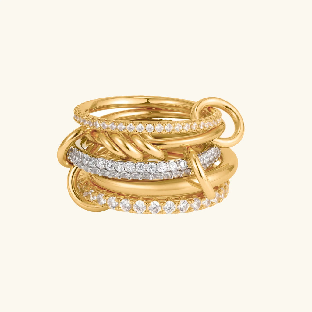 Jessamine Stacked Diamond Ring