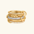 Jessamine Stacked Diamond Ring