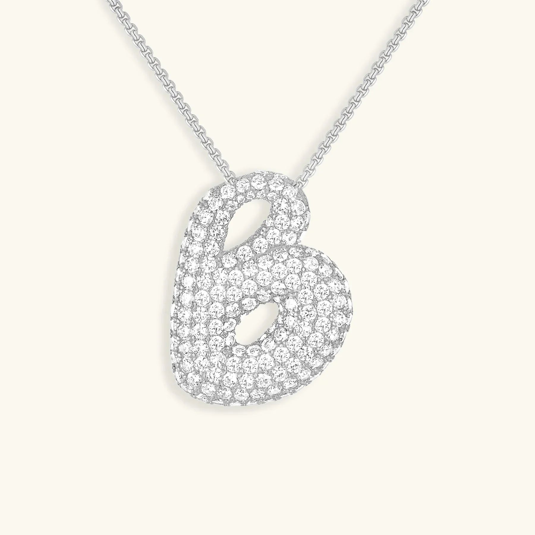 Mabelle Bubble Initial Necklace