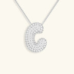 Mabelle Bubble Initial Necklace