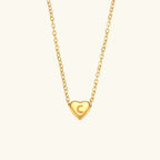 Amélie Heart Initial Necklace