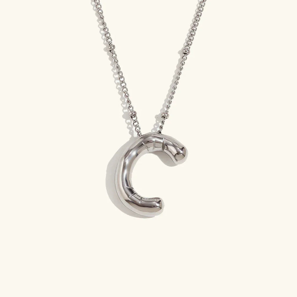 Juliet Bubble Initial Necklace