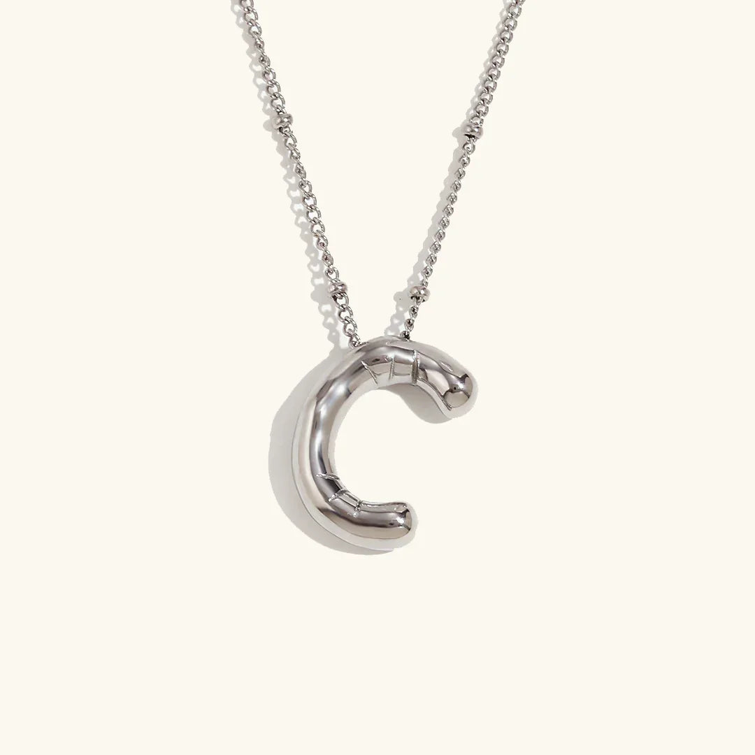 Juliet Bubble Initial Necklace