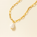 Lana Pearl Coin Necklace