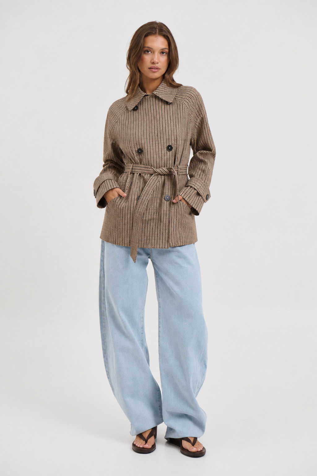 Beige Check