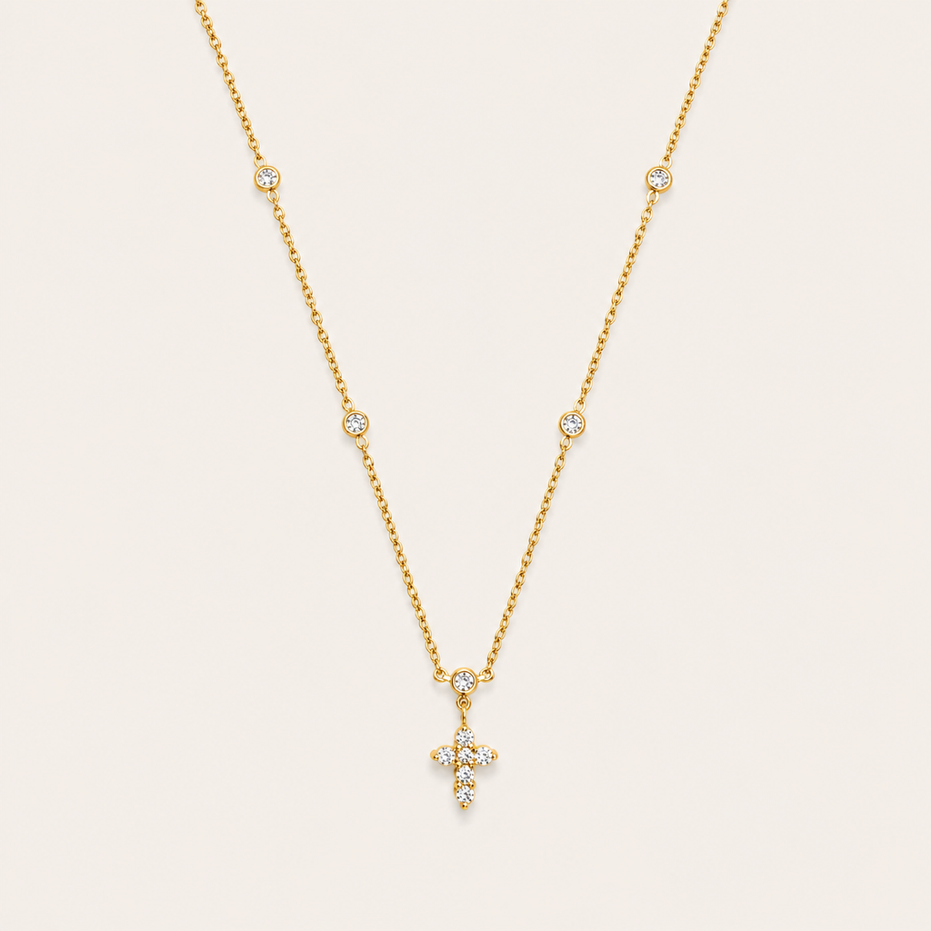 Aria Cross Necklace