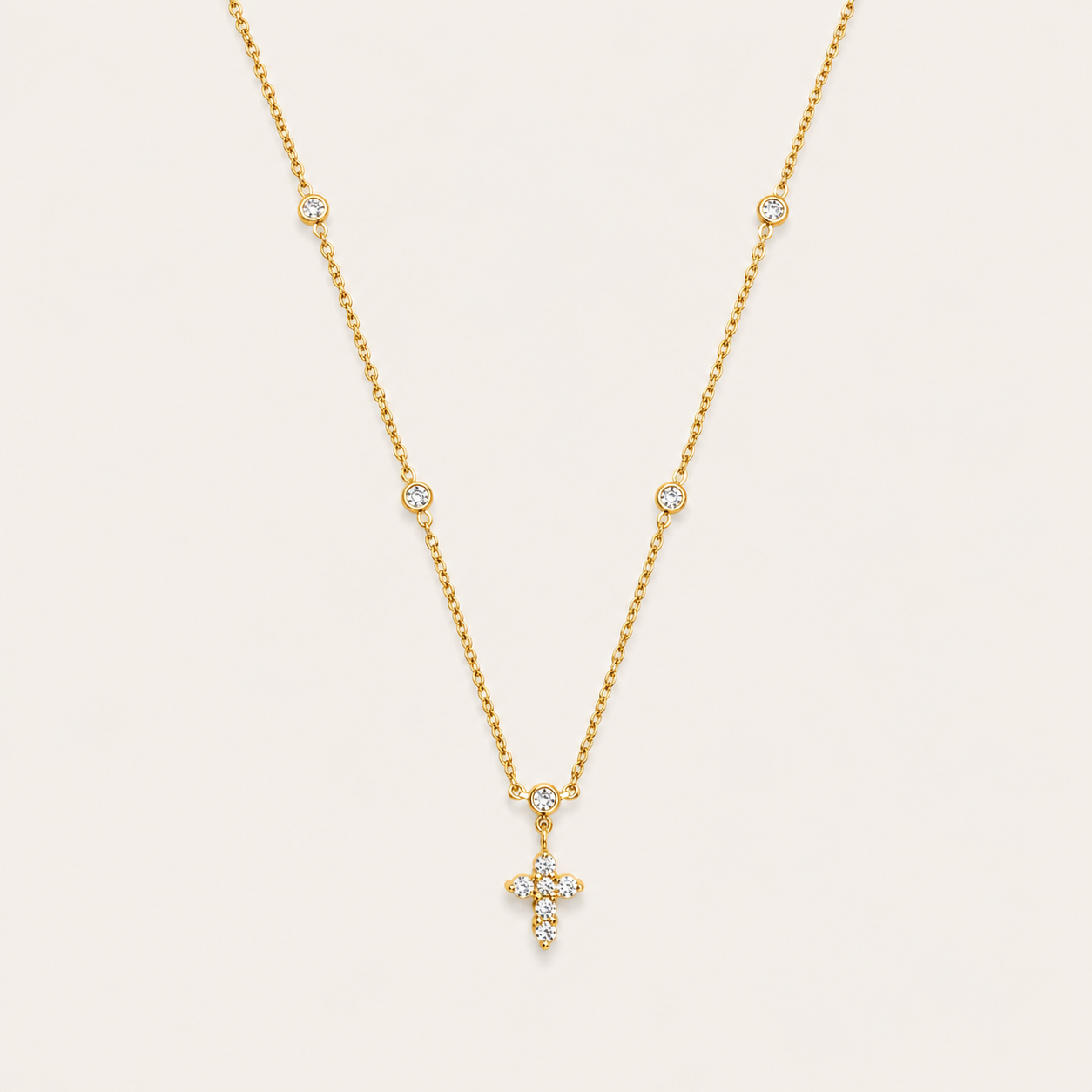 Aria Cross Necklace