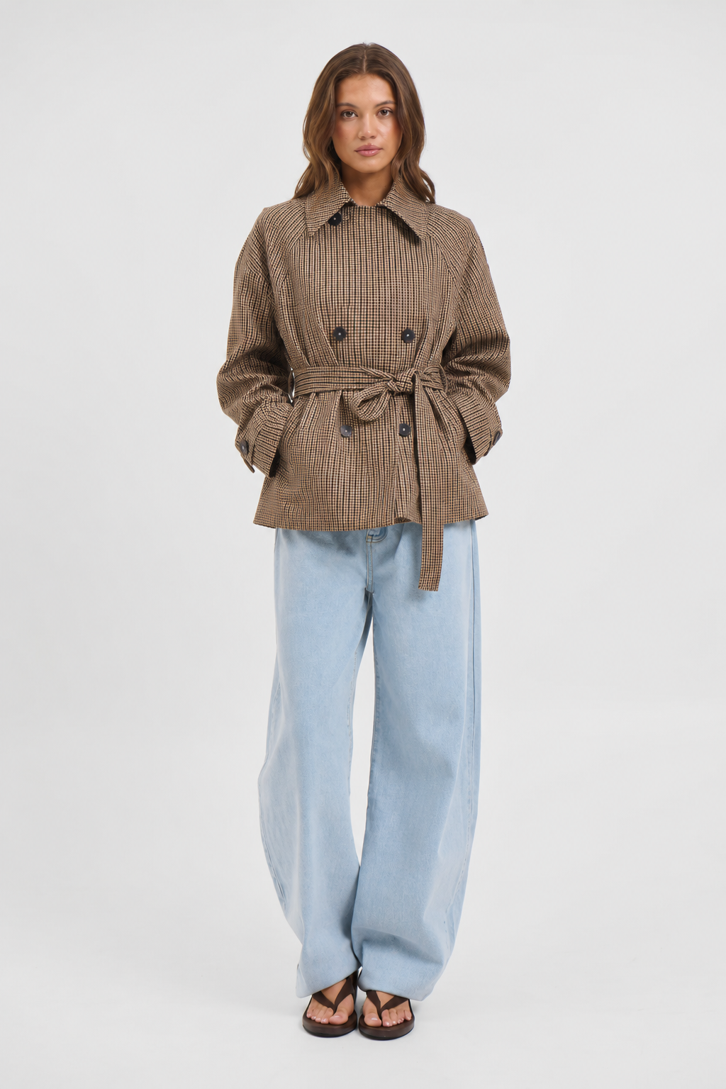 Beige Check