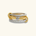 Leonie Stacked Diamond Ring