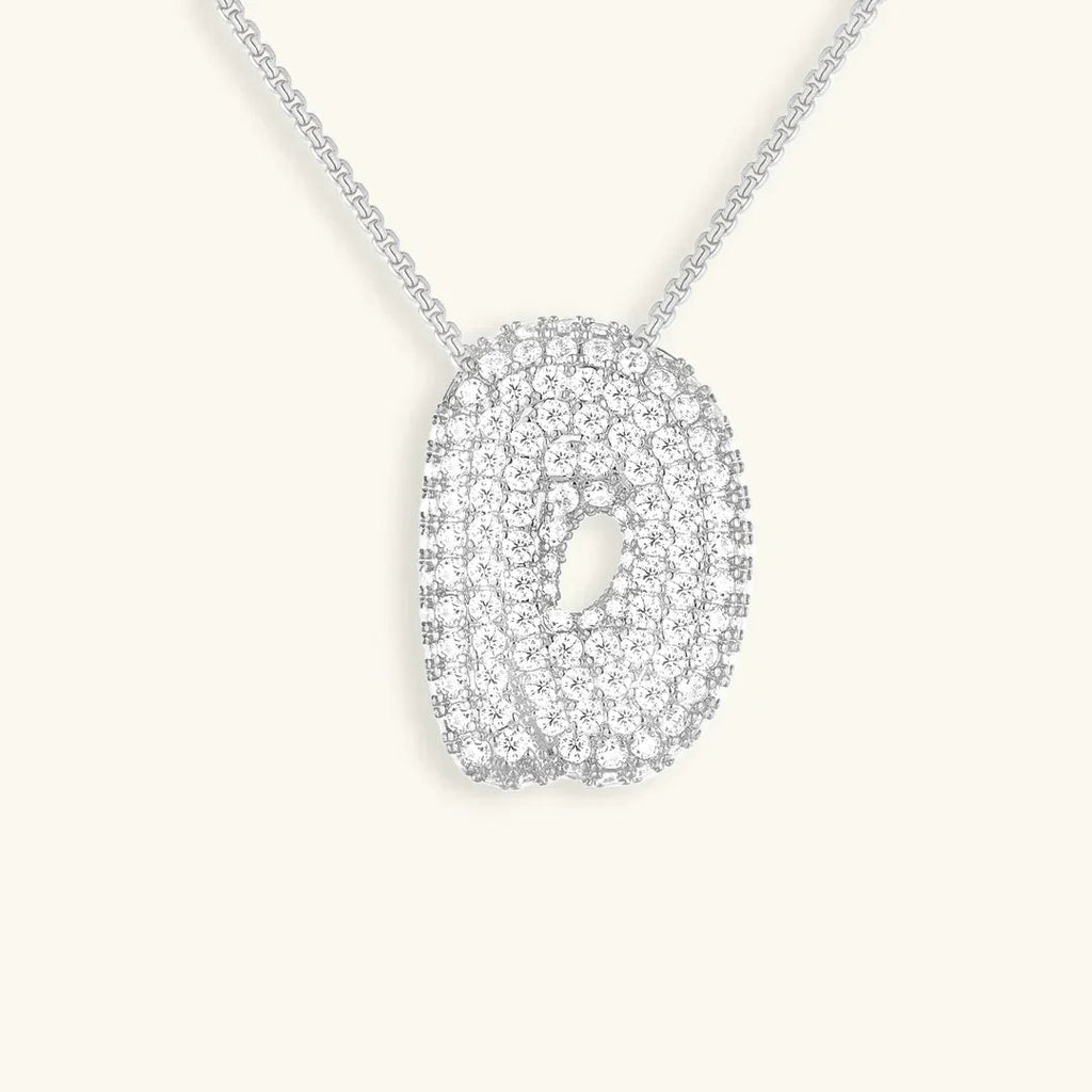 Mabelle Bubble Initial Necklace