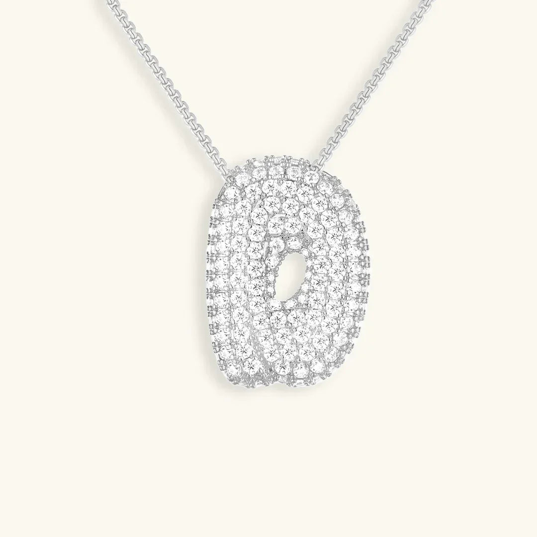 Mabelle Bubble Initial Necklace