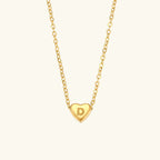 Amélie Heart Initial Necklace