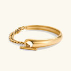 Vespera Chained Gold Bangle