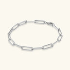 Quenby Gold Paperclip Bracelet