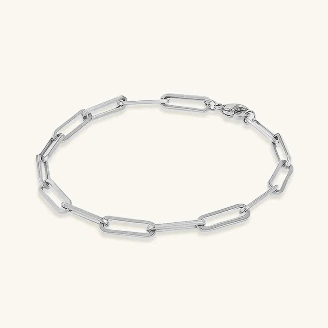 Quenby Gold Paperclip Bracelet