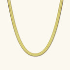 Kerensa Gold Herringbone Necklace
