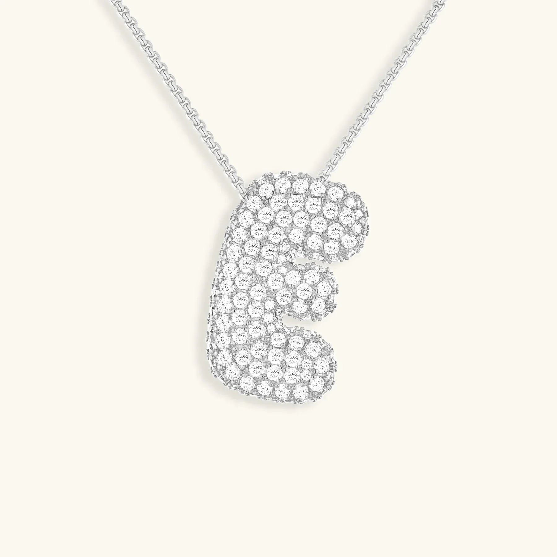 Mabelle Bubble Initial Necklace