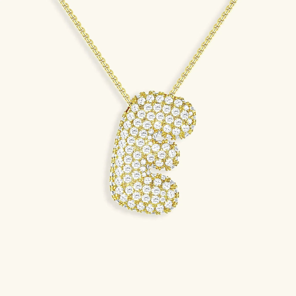 Mabelle Bubble Initial Necklace