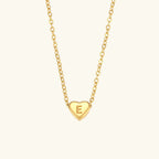 Amélie Heart Initial Necklace