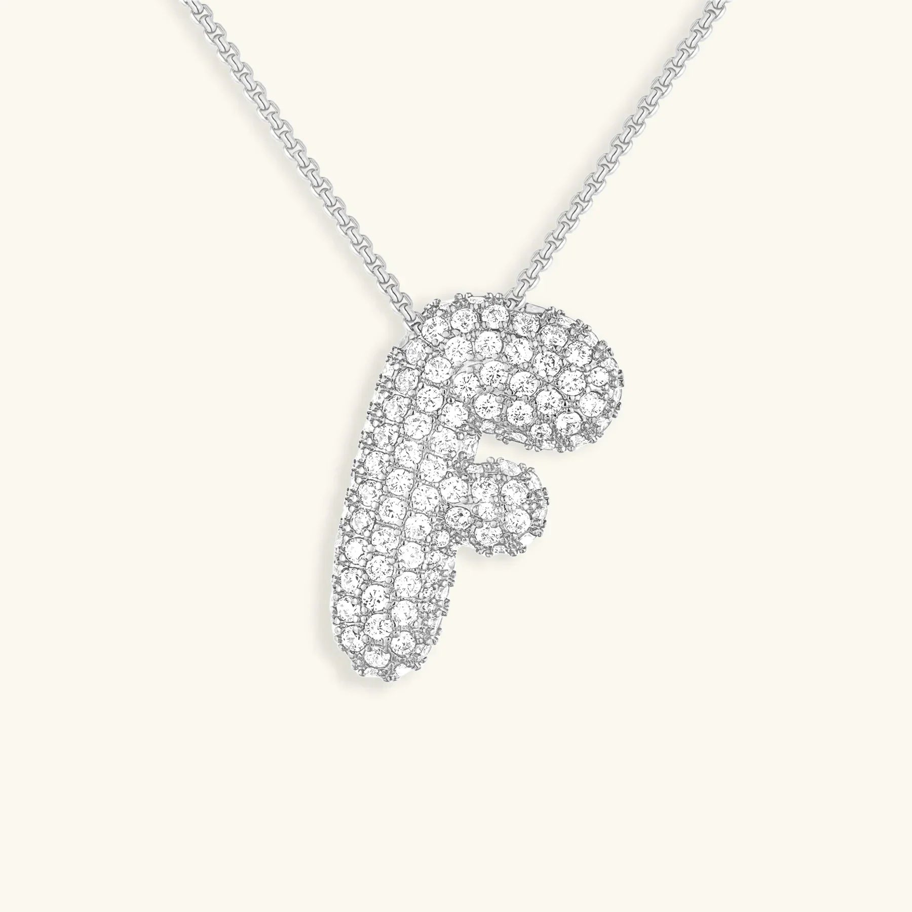 Mabelle Bubble Initial Necklace
