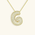 Mabelle Bubble Initial Necklace