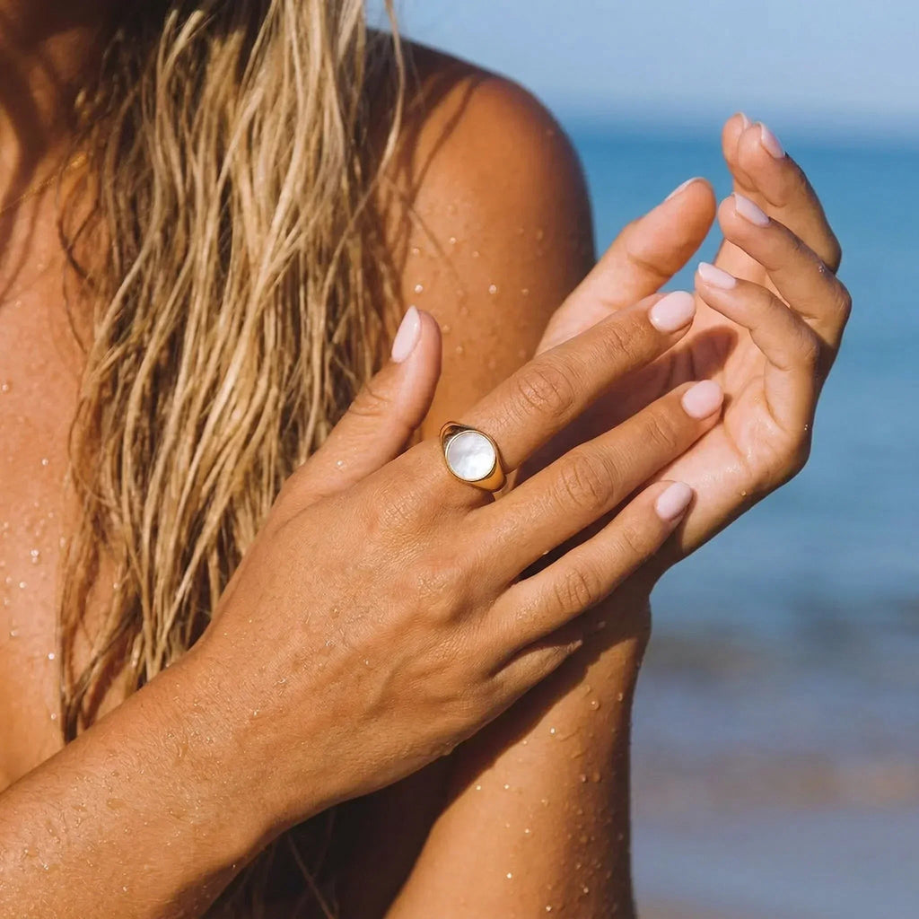 Perle Mother Of Pearl Ring