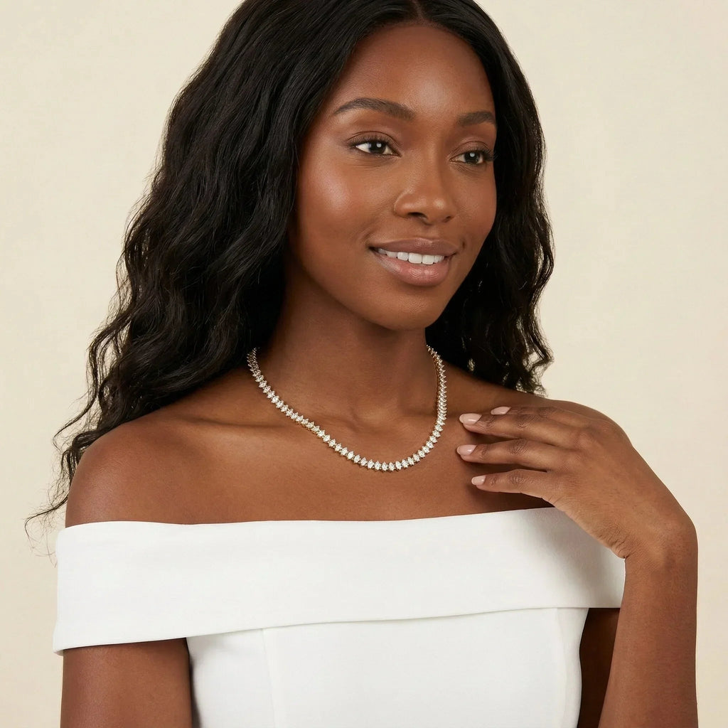 Wilona Diamond Tennis Necklace
