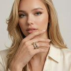 Morwenna Stacked Diamond Ring