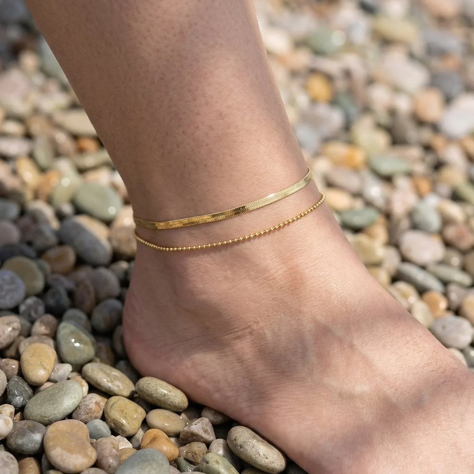Neve Gold Anklet