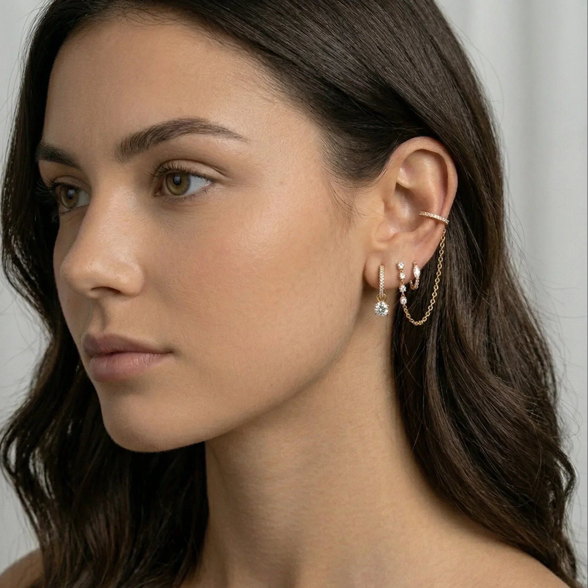 Fiammetta Reversible Diamond Hoops