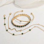 Verde Gemstone Bracelet Set