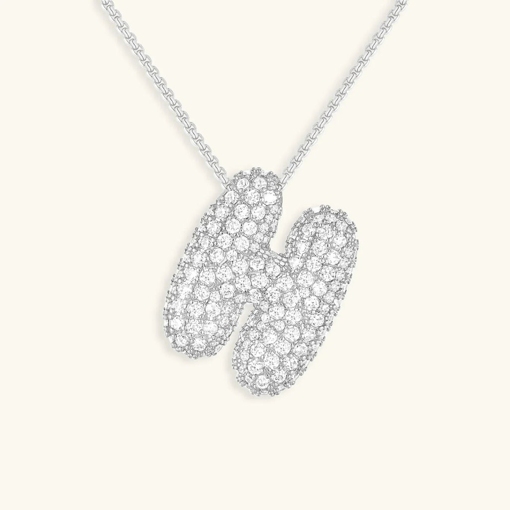 Mabelle Bubble Initial Necklace