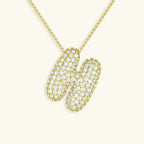 Mabelle Bubble Initial Necklace