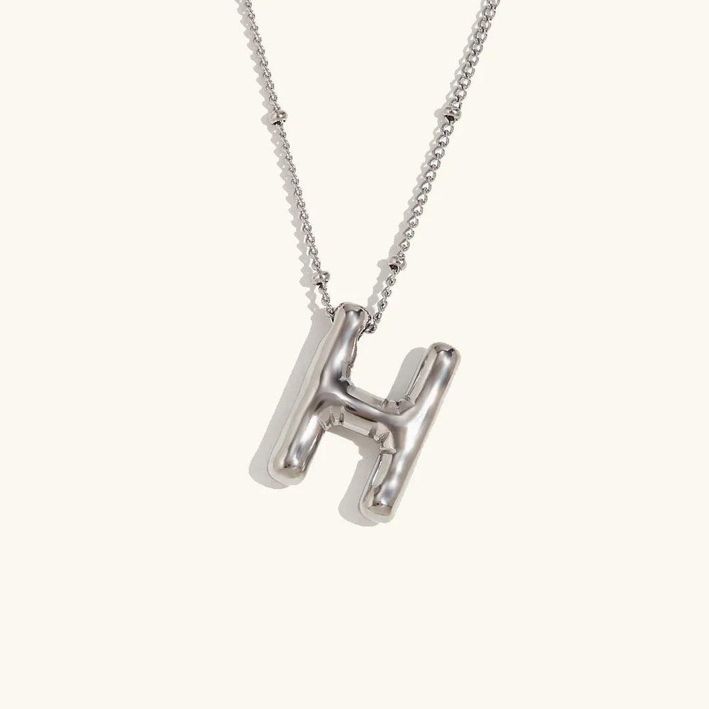 Juliet Bubble Initial Necklace
