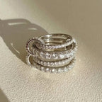 Rosetta Stacked Diamond Ring