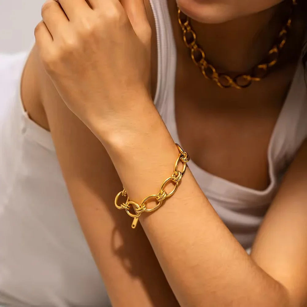 Vionnet Gold Bracelet