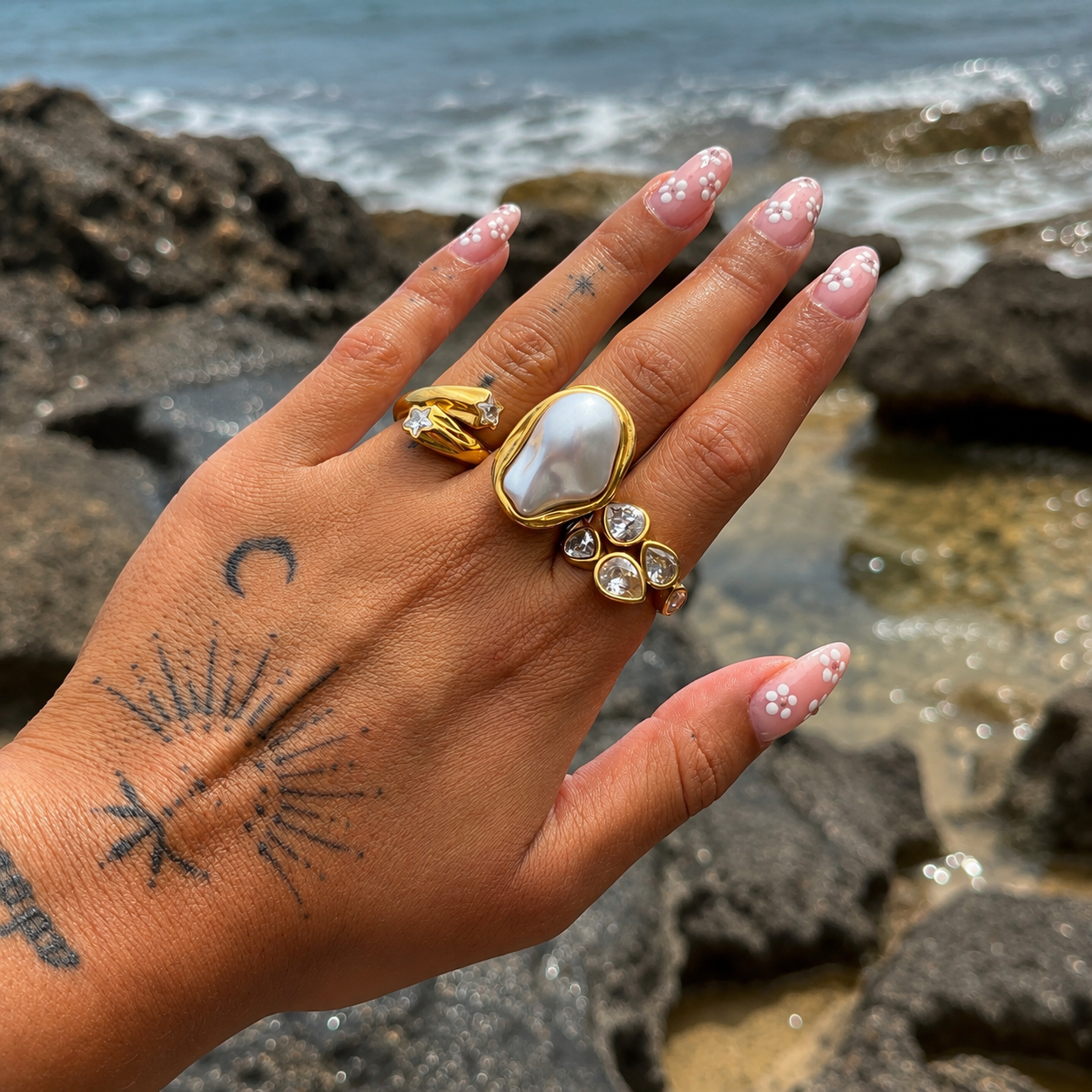Elowen Star Ring