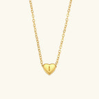 Amélie Heart Initial Necklace