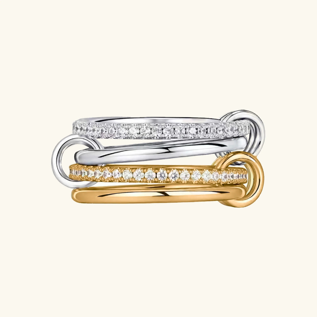 Nova Stacked Diamond Ring